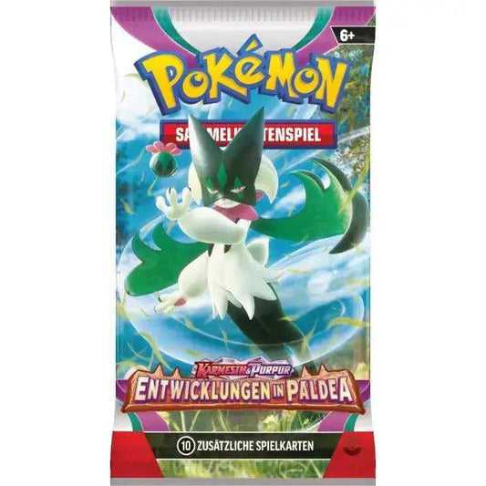 Karmesin & Purpur - Entwicklungen in Paldea Booster (deutsch)